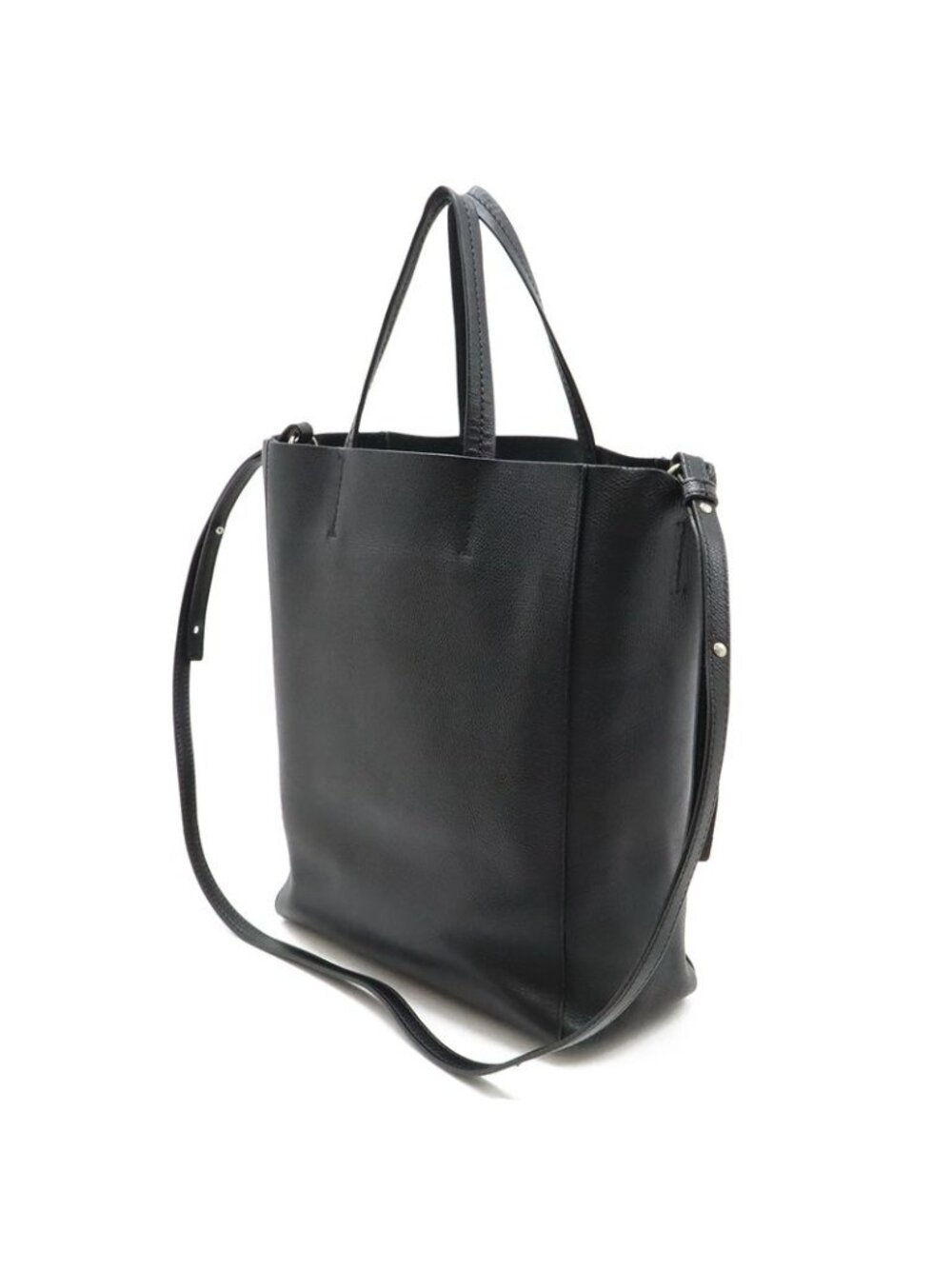 Celine Vertical Hippo Small Tote 2-Way Shoulder Bag Crossbody Bicolor - Picture 2 of 9